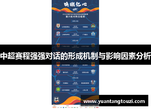 中超赛程强强对话的形成机制与影响因素分析